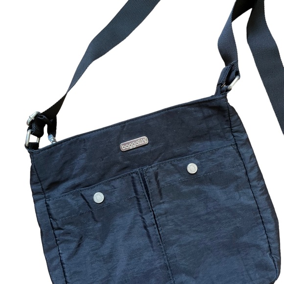 Black Nylon Crossbody Bag - Picture 2 of 4